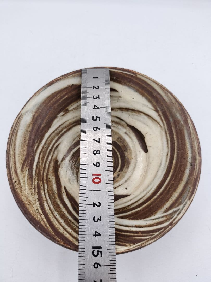 b595 茶碗 刷毛目 平 十三代 中里太郎衛門 木箱 茶道具 古物 b595