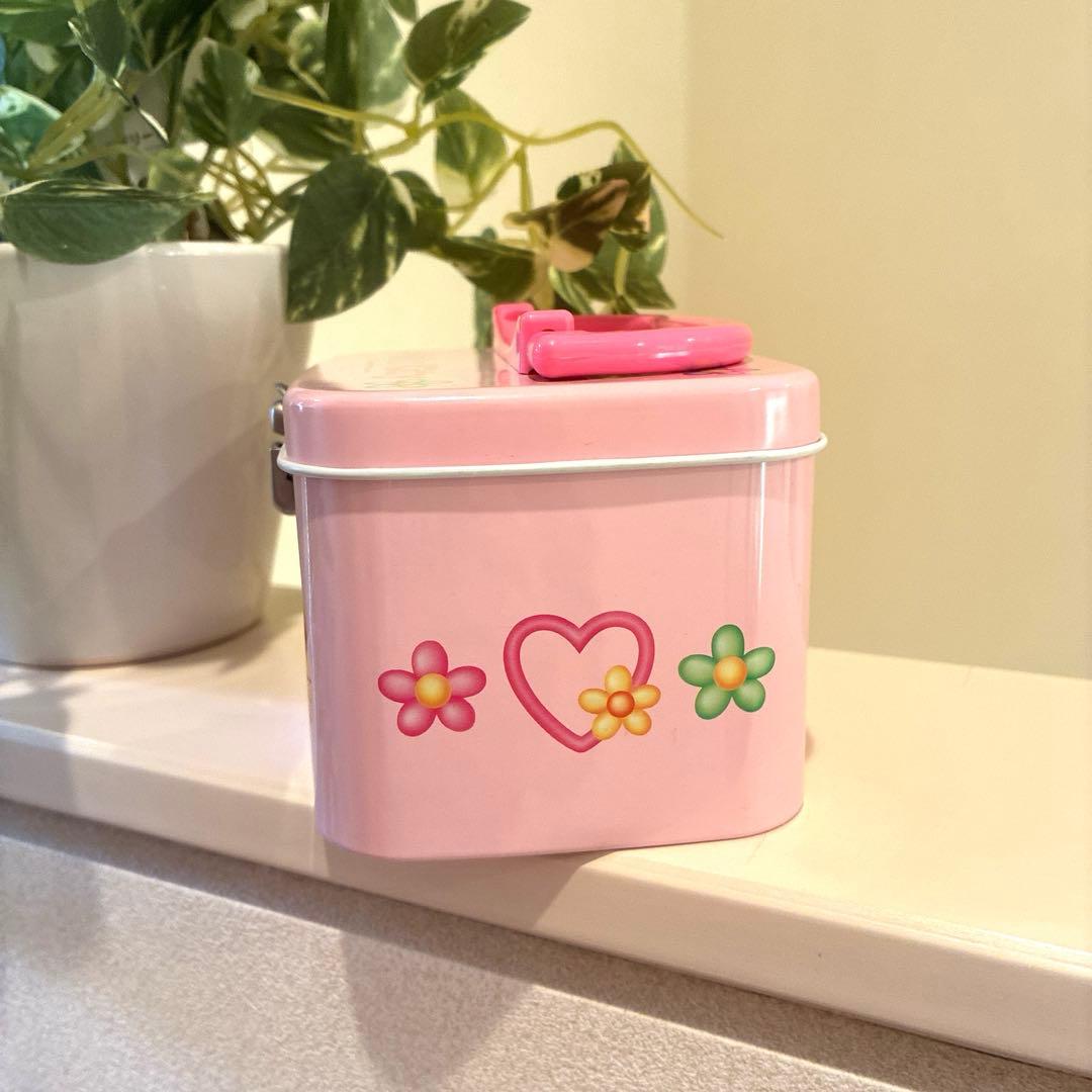 希少】平成レトロ サンリオ ハローキティ レトロ缶 ボックス ケース