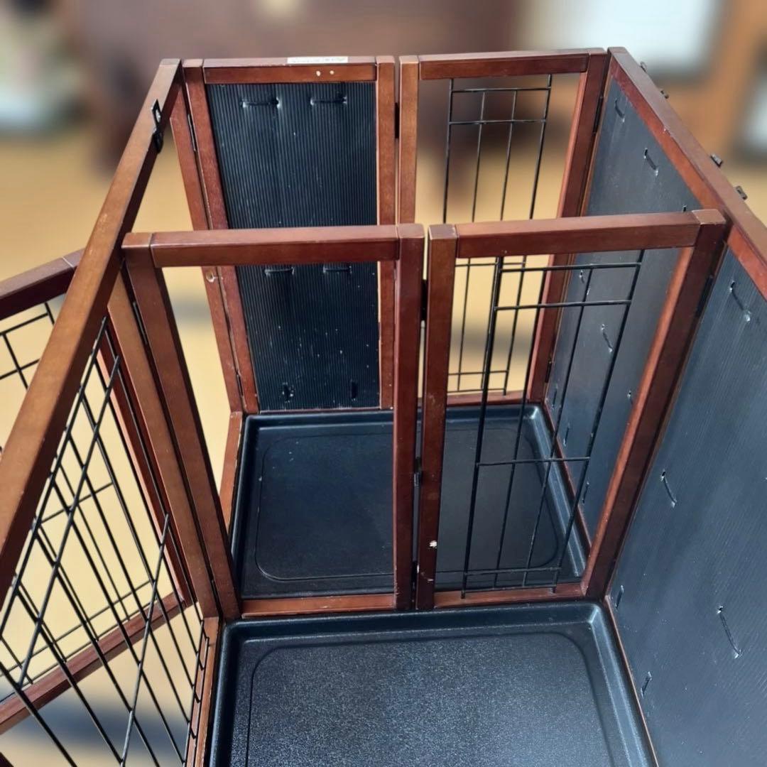 折り畳み木製犬用ケージ 12年程前6万で購入 静岡市取り