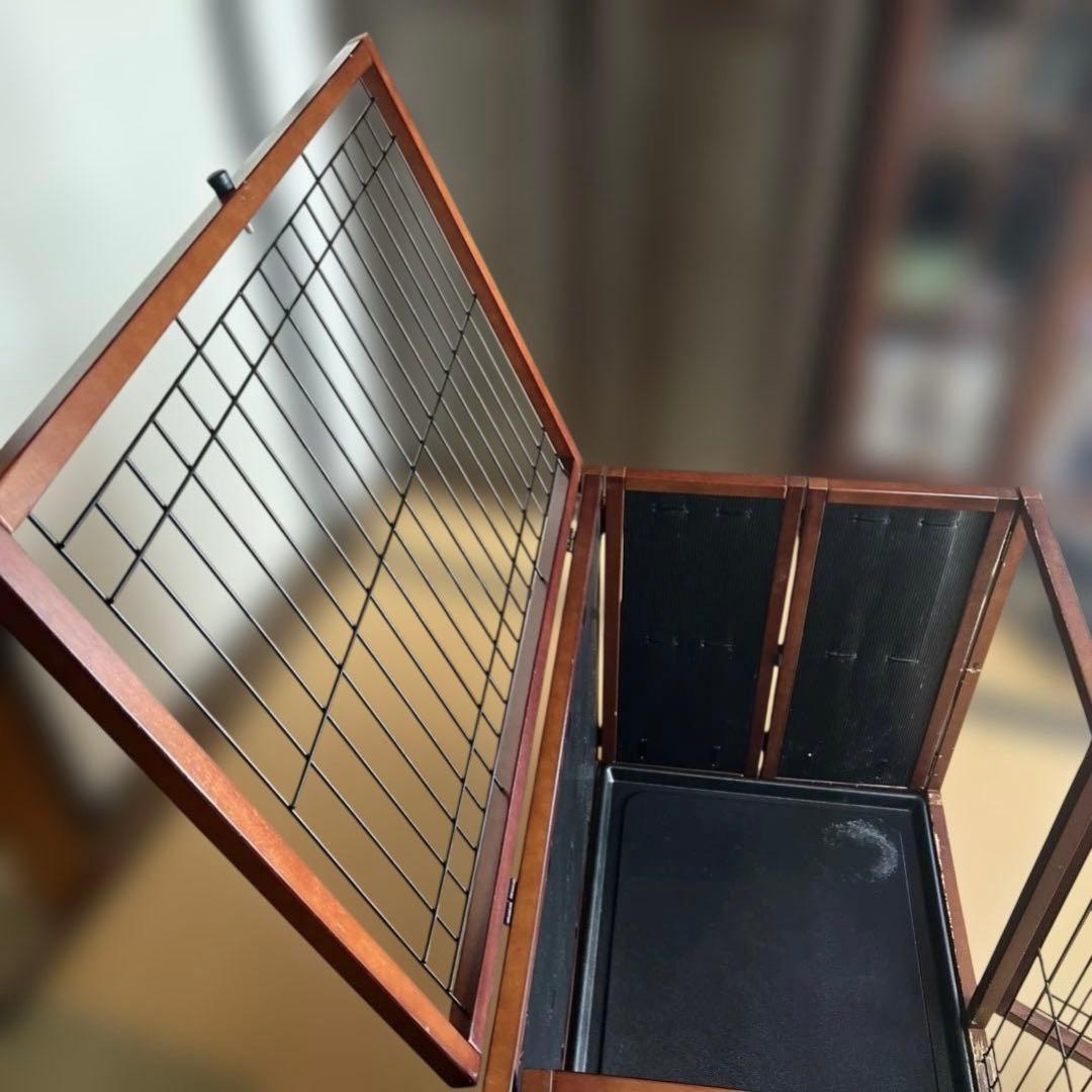 折り畳み木製犬用ケージ 12年程前6万で購入 静岡市取りに来てくれる方