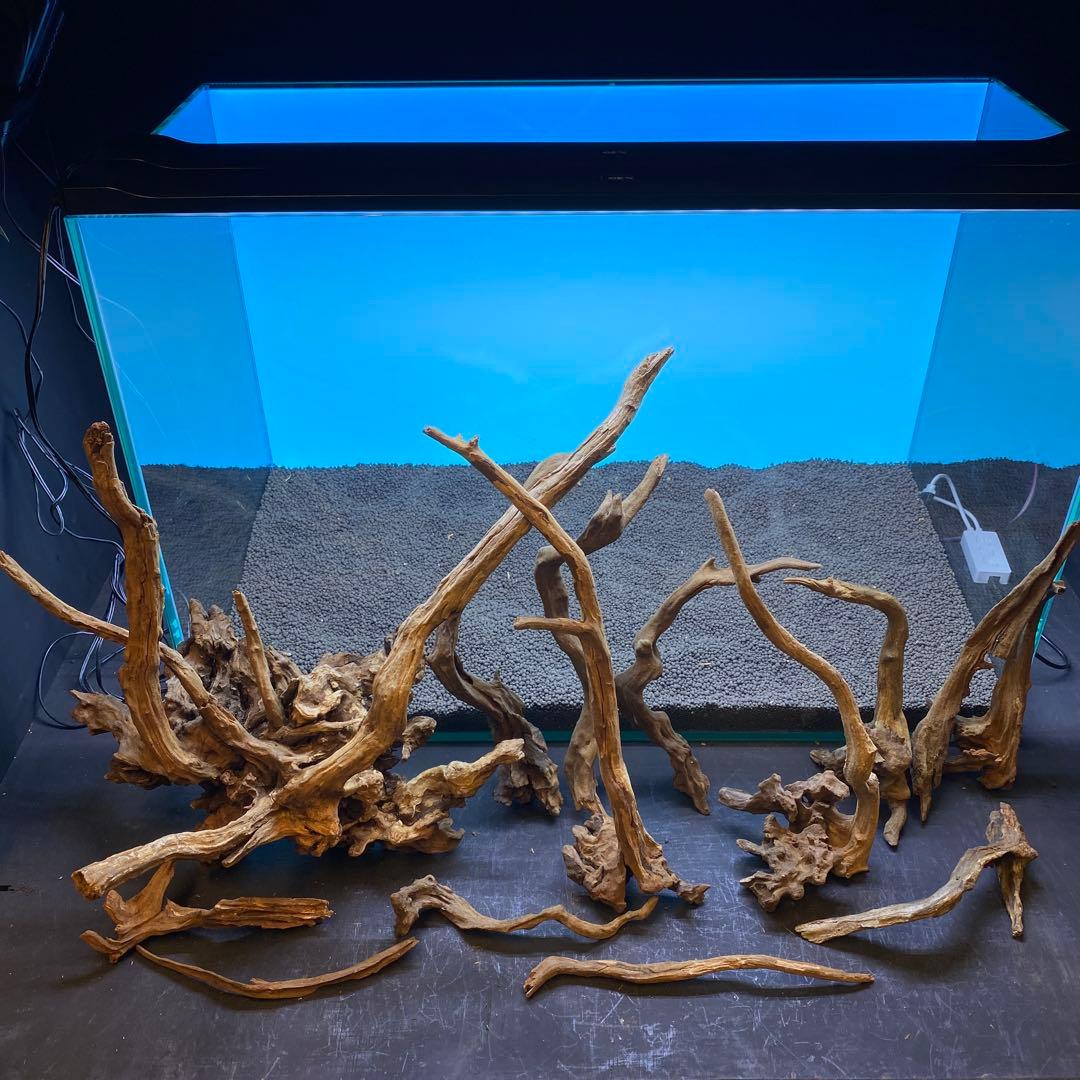 MSRW-6756 スリムウッドレイアウトセット 60cm水槽用流木アクアリウム