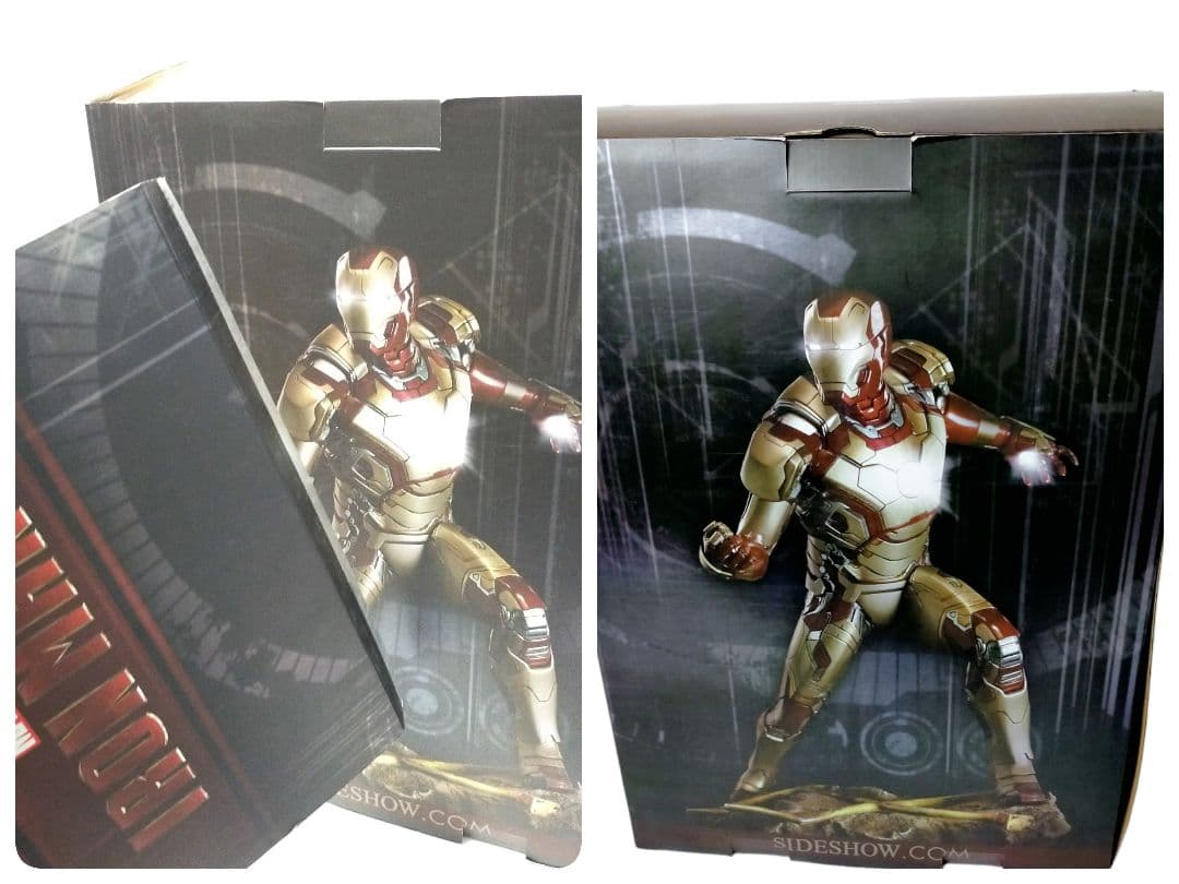 激レア-箱有り・点灯確認済】アイアンマン フィギュア サイドショウ