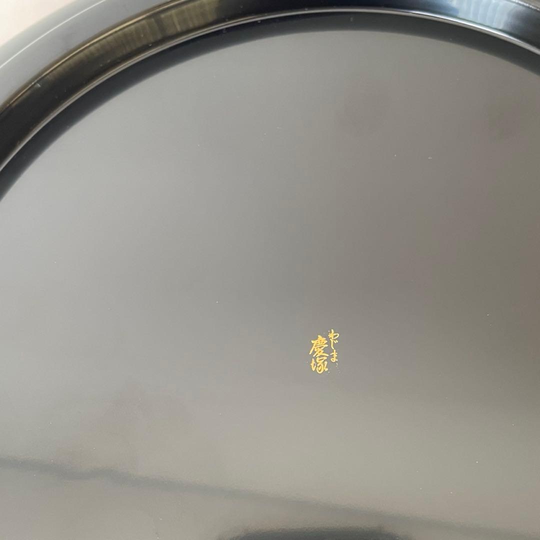 輪島塗 慶塚 菓子鉢、お茶碗・茶托5客組