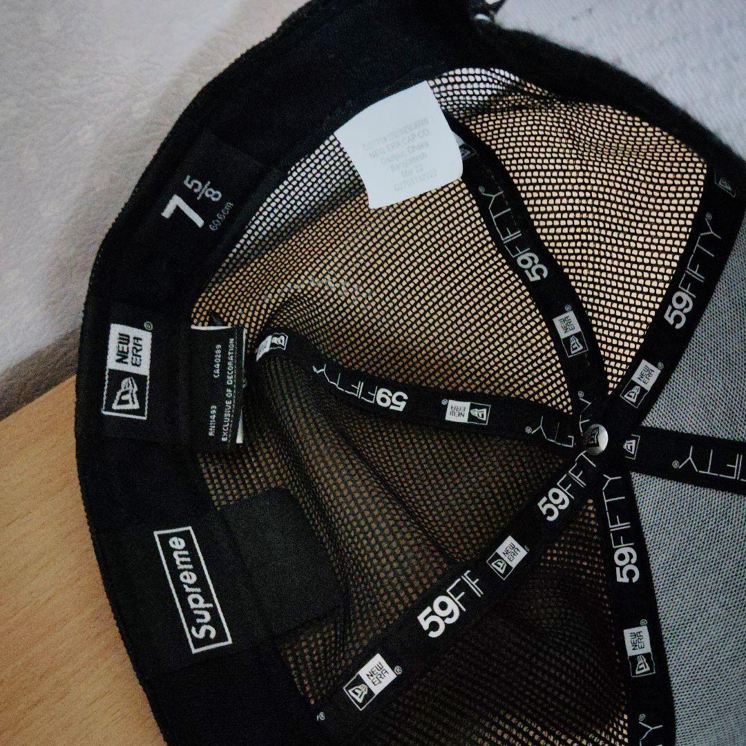 Supreme 59FIFTY ブラックキャップ 7 5/8 - メルカリ