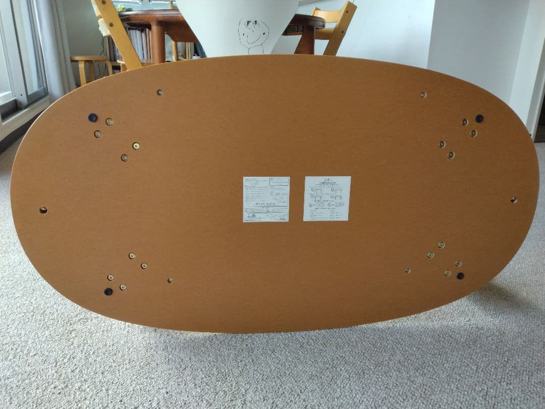 美品】MUJI無印良品 タモ材こたつ110cm布団セット/ローテーブル机/座卓