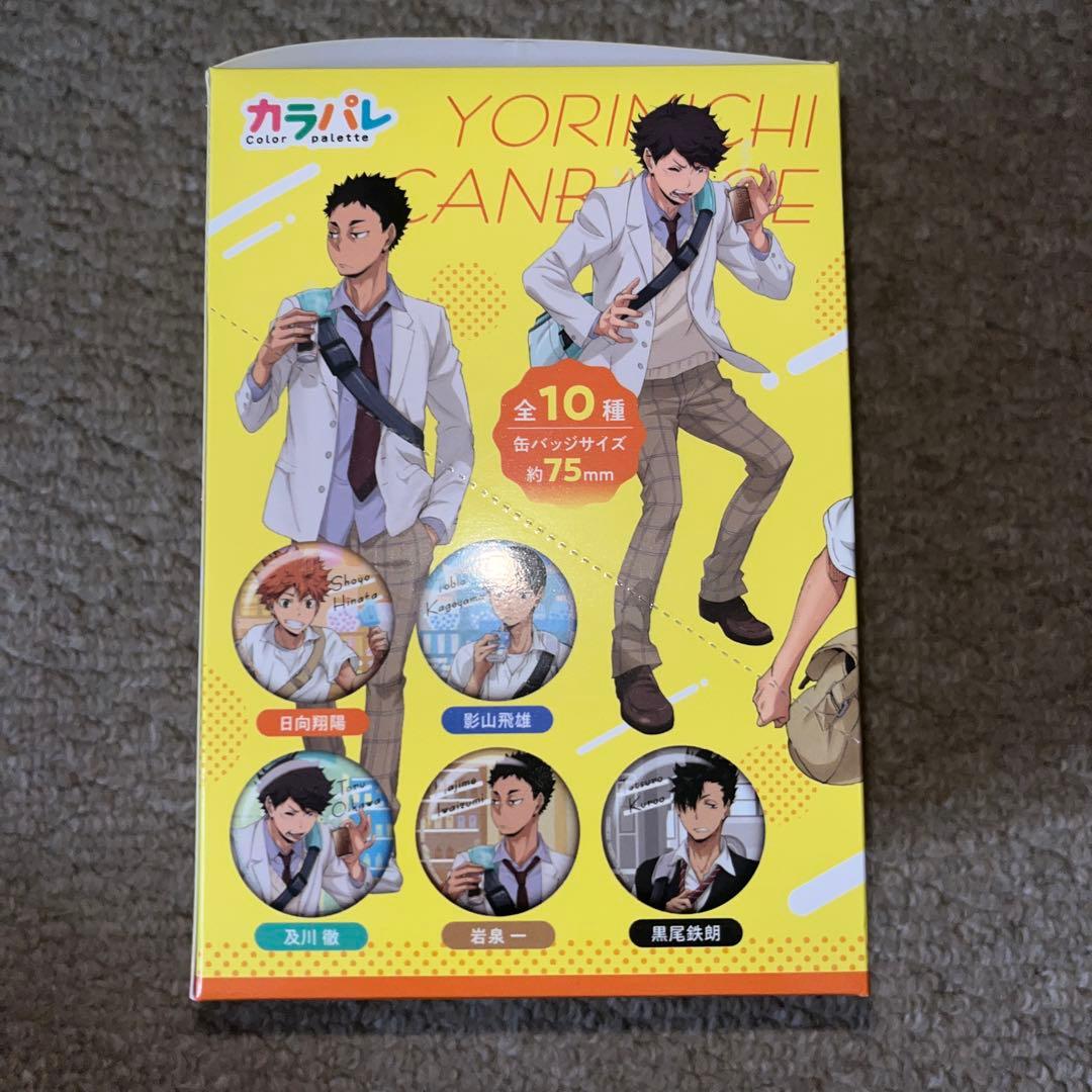 ハイキュー！！ カラパレ より道 缶バッジ 1box 10個セット - メルカリ