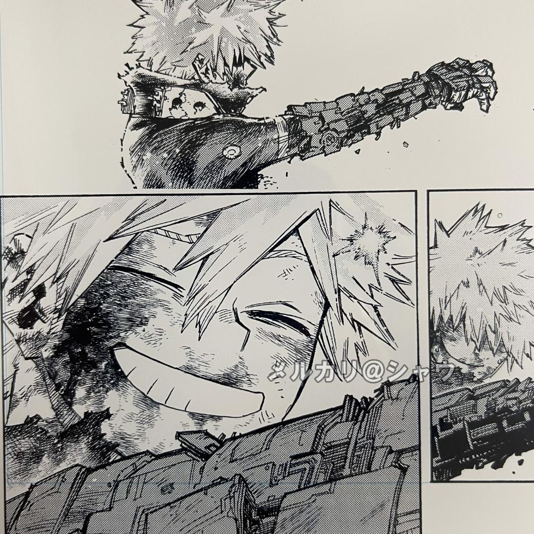 僕のヒーローアカデミア 原稿風アクリルアート ３種セット 爆豪勝己