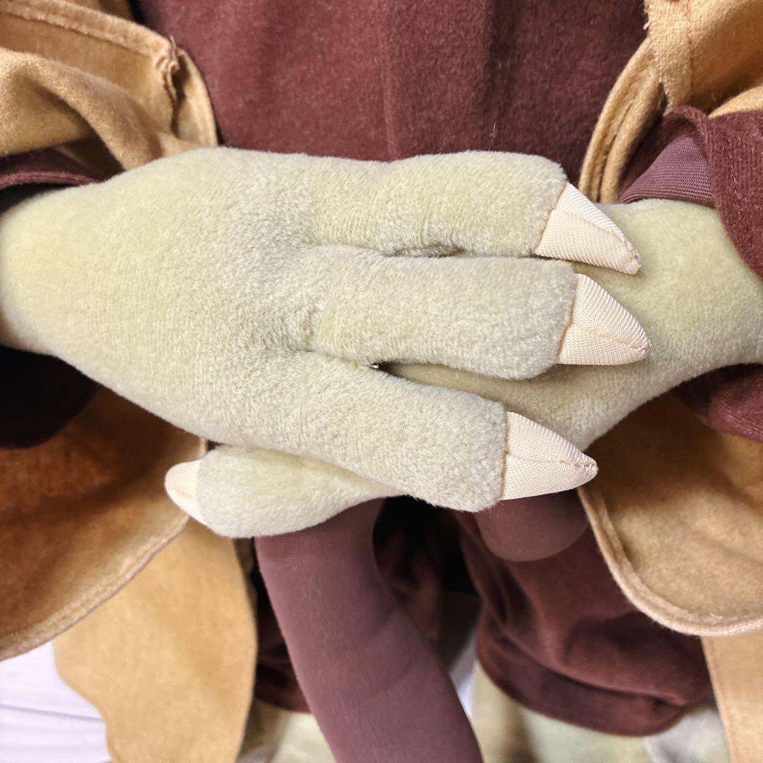 ヨーダ風 等身大 約66㎝ ぬいぐるみ ノーブランド タグ無し リアルサイズ