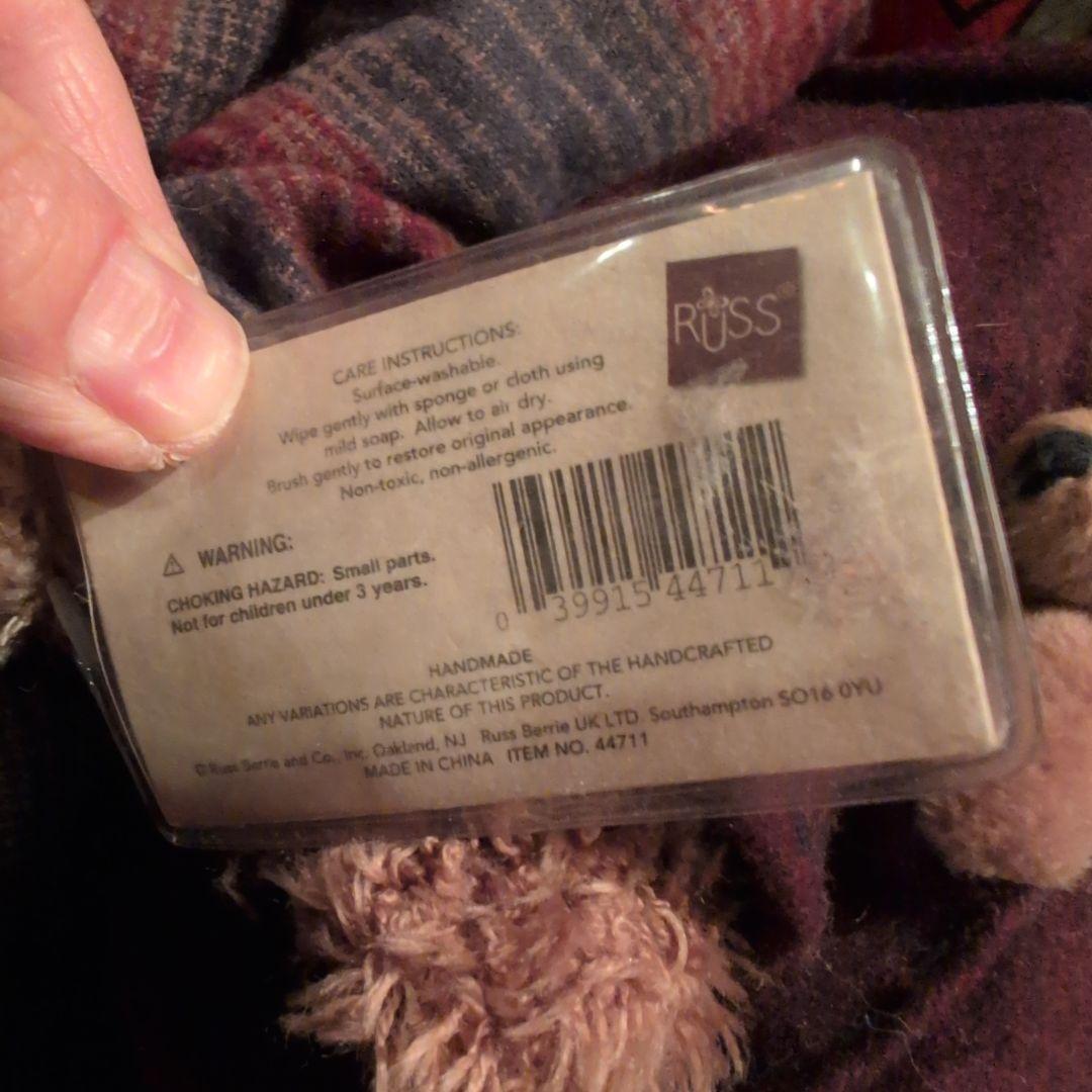 RUSS社　テディベアペアビンテージドール