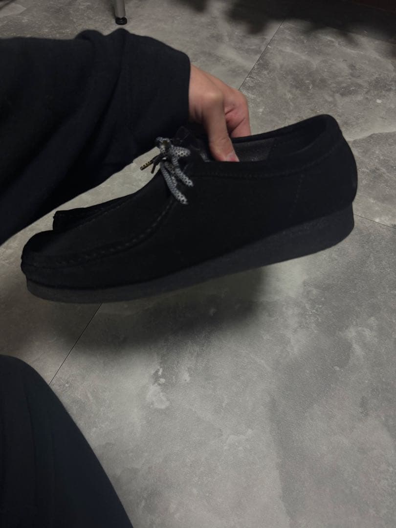 【Clarks】WALLABEES ブラック