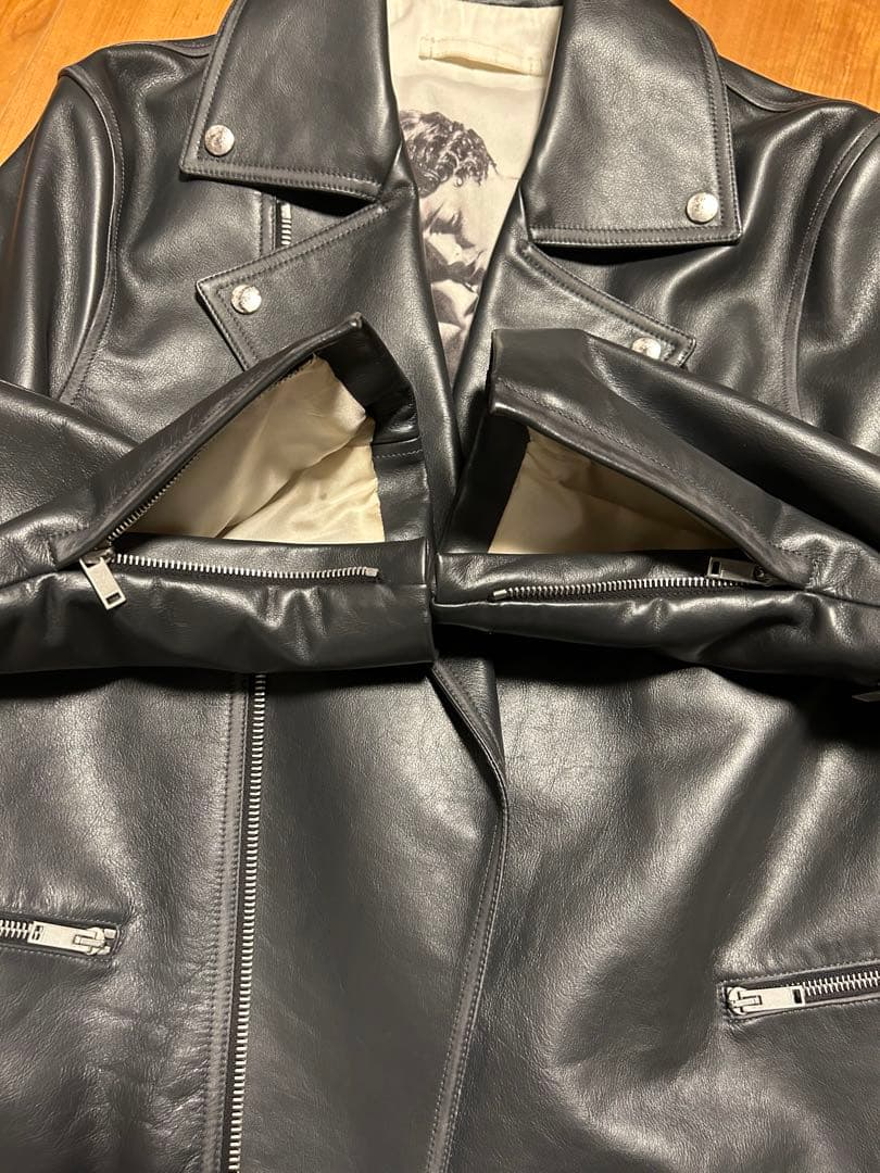 菅田将暉着用 21AWジルサンダーJIL SANDERダブルライダースジャケット