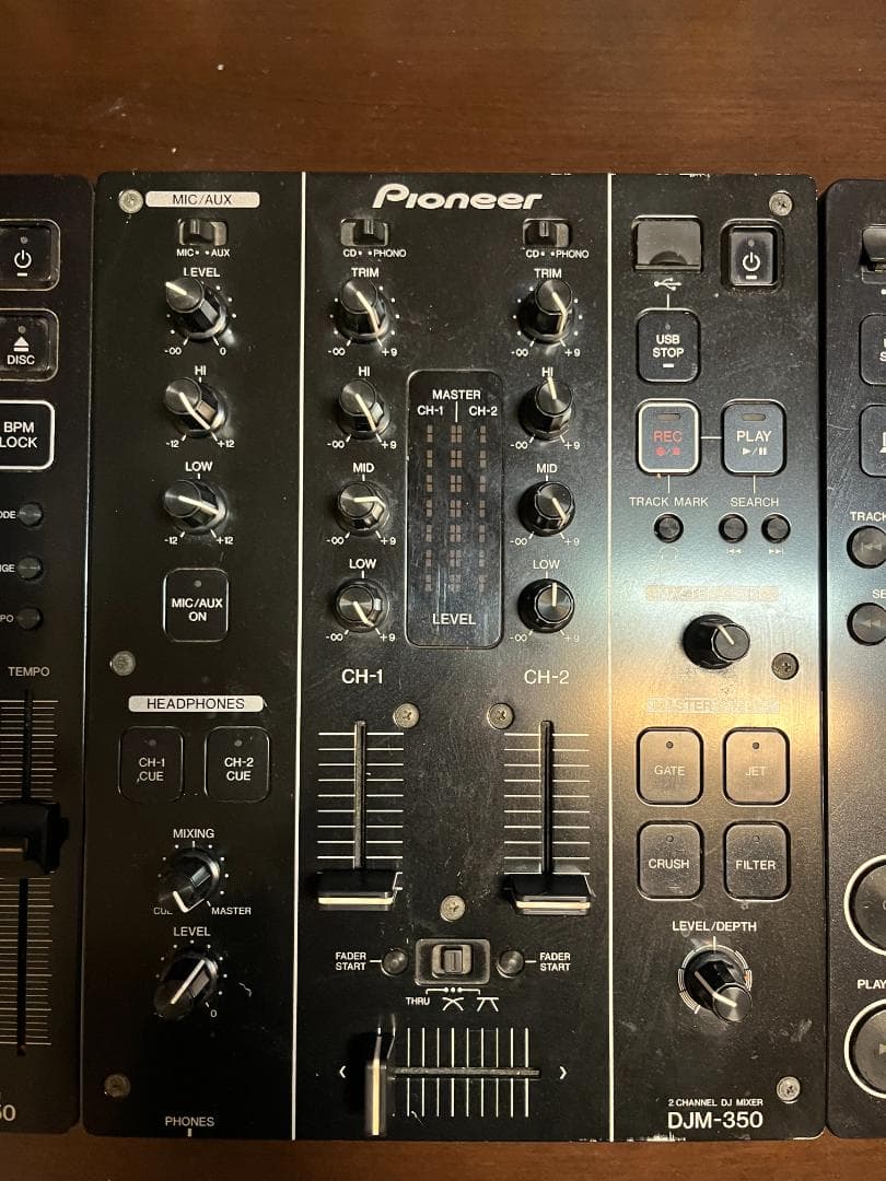 Pioneer CDJ-350 2台,DJM-350 1台 セット ジャンク品