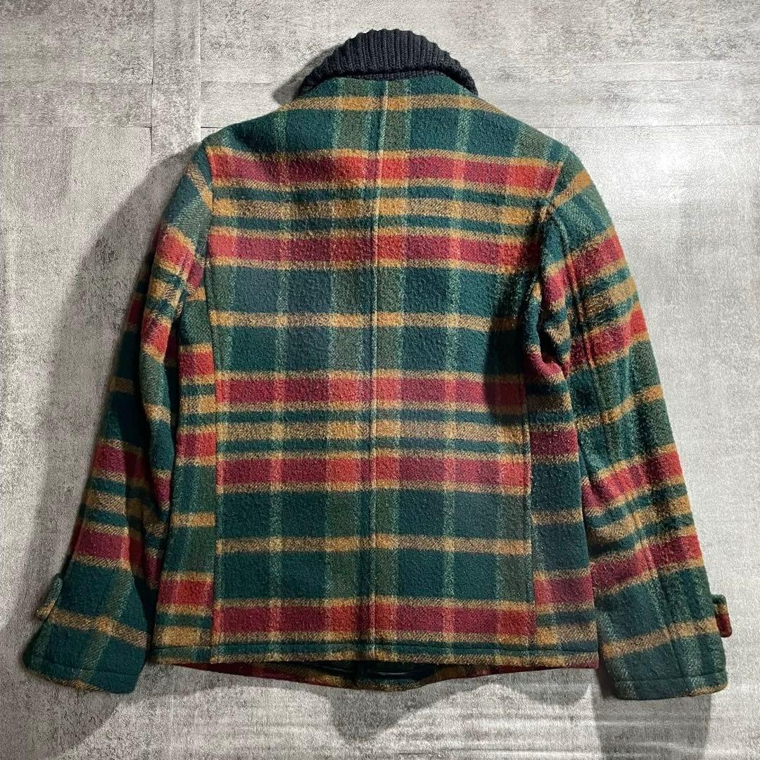 美品FIDELITYフィディリティウール チェック柄ジャケットUSA製サイズM