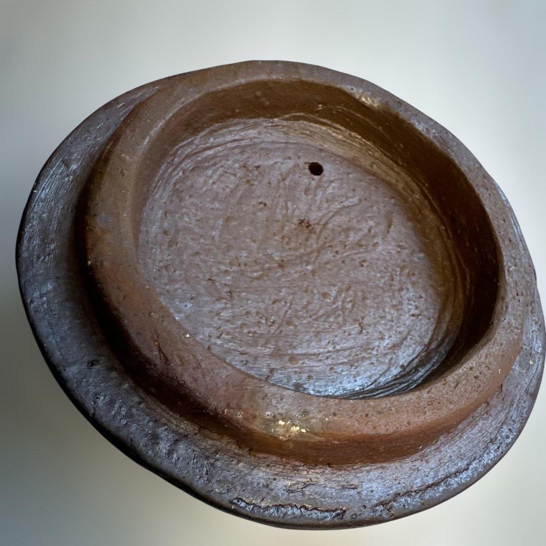 【故島武巳】南蛮焼.穴窯.希少品.焼締め按瓶と湯呑みのセット