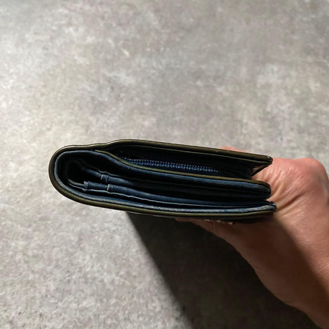 CHANEL シャネル カメリア 折り財布 ココマーク カード シール パテント