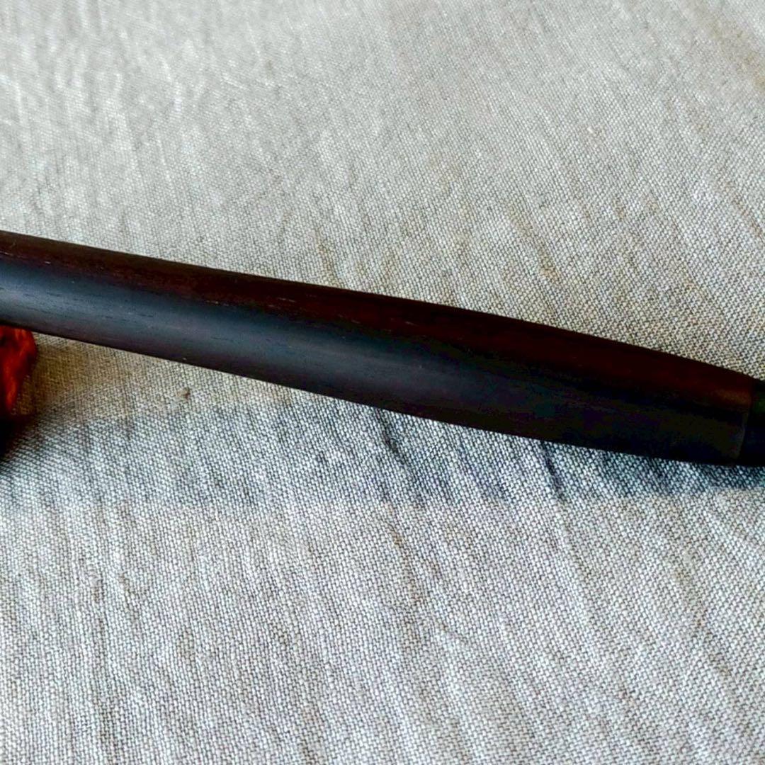 青黒檀 ハンドメイド 木軸ボールペン G2 天然木 ブラック