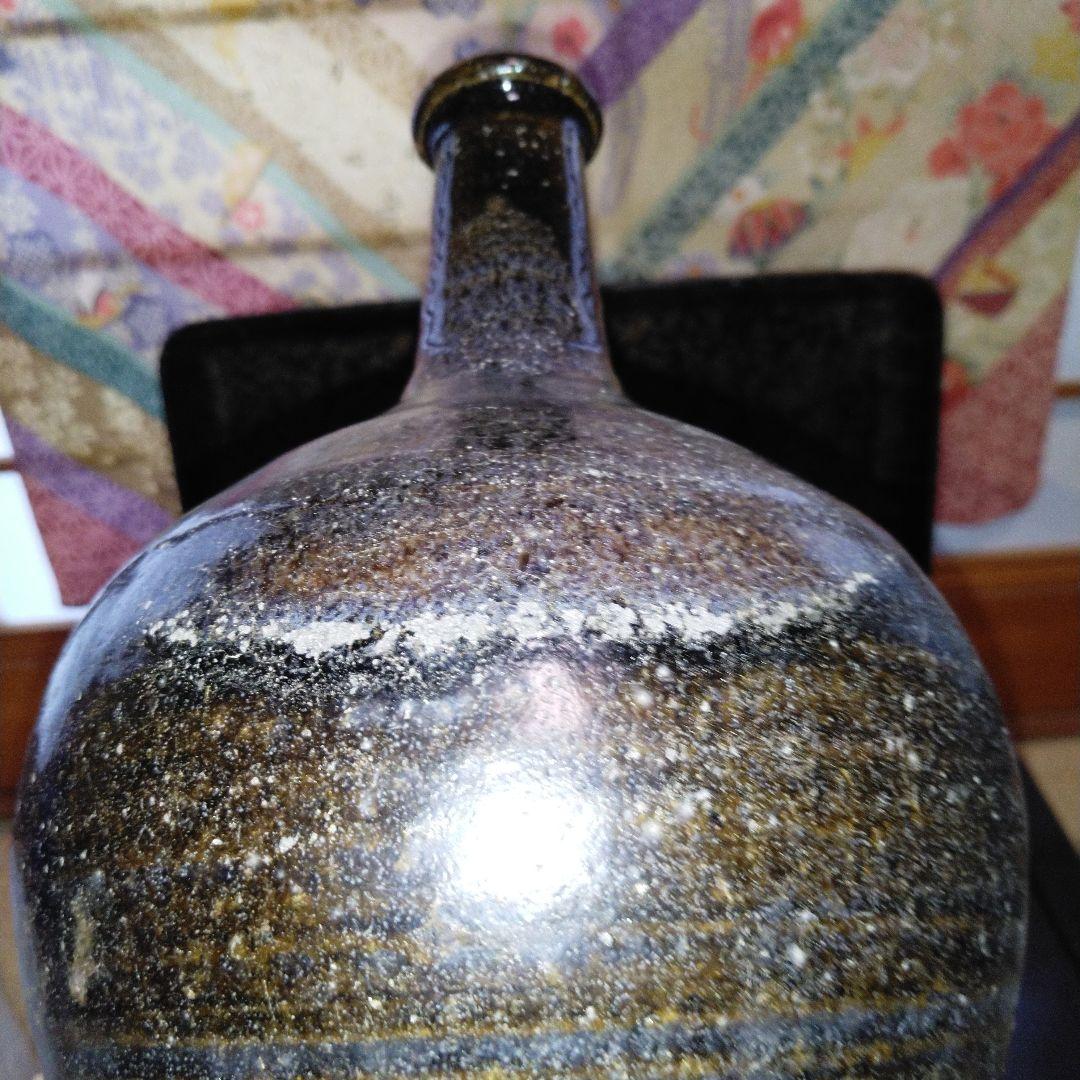 NO355 鍛冶町焼　徳利　岩手県