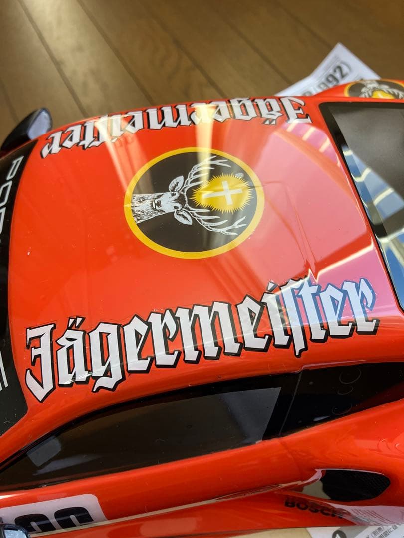 タミヤPorsche 911 GT3 R Jägermeister 風ボディ