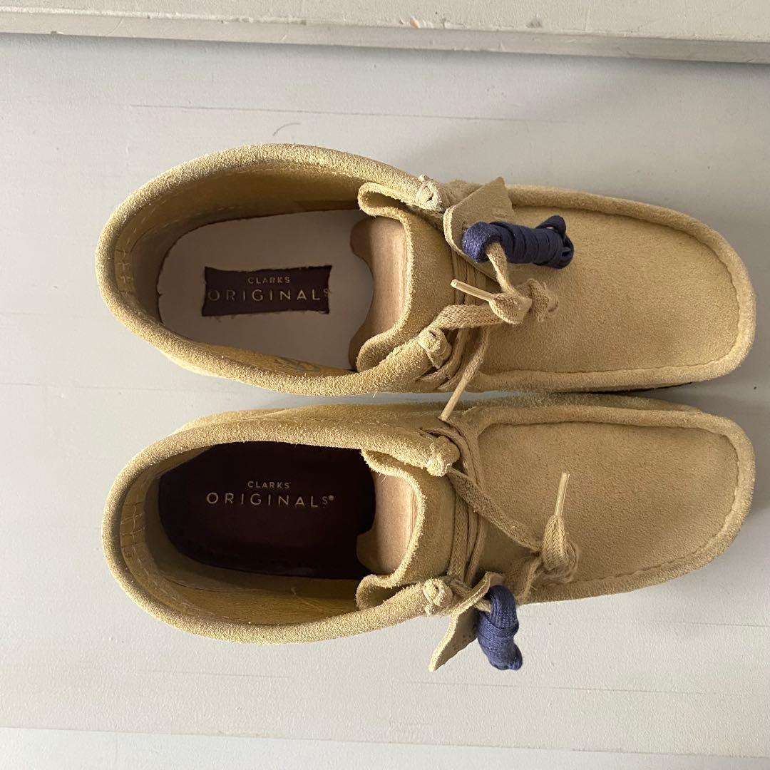 CLARKS Wallabee クラークス　ワラビー　 ベージュ スエード　8