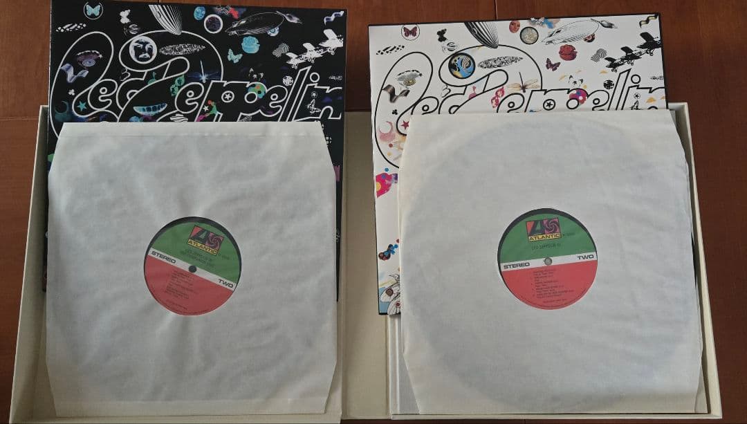 レコード　LED ZEPPELIN BOX I, II, III,IV４セット