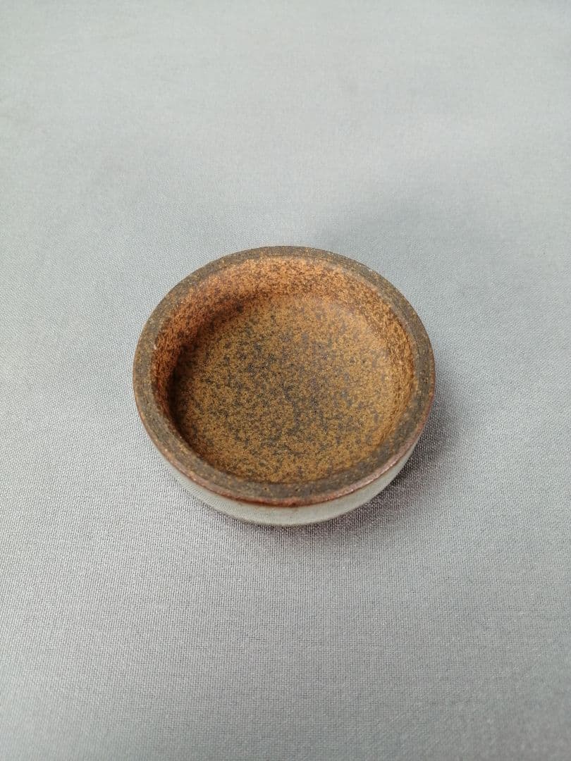 茶事具】小峠葛芳造 吉兆草之絵 丹山窯 振り出し 菓子器