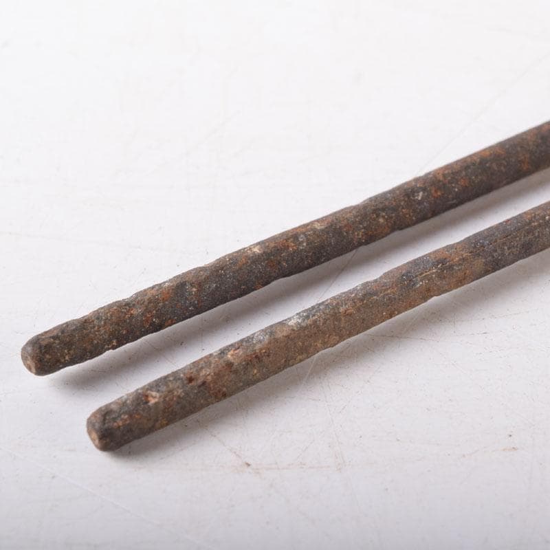 茶道具 内藤四郎作 古鉄 火箸 二種二組 共箱 C 7511 - メルカリ