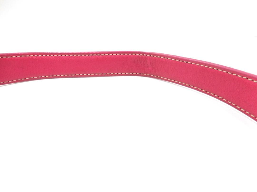 ✨COACH　コーチ　ポーチ シグネチャー ピンク キャンバス／レザー