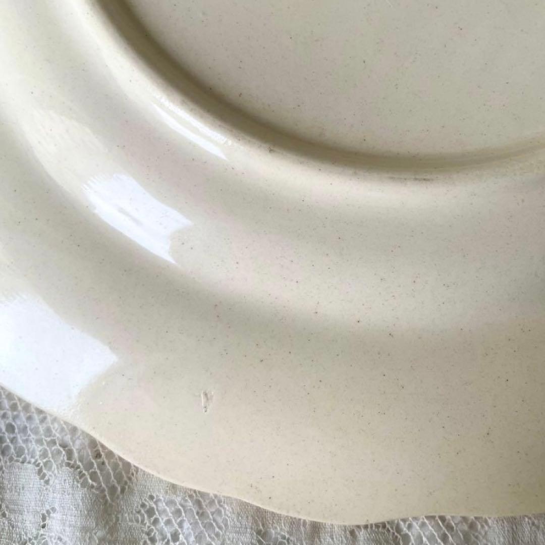 レア】すずらんとスミレのプレート皿 ロンシャン 鈴蘭すみれフランス