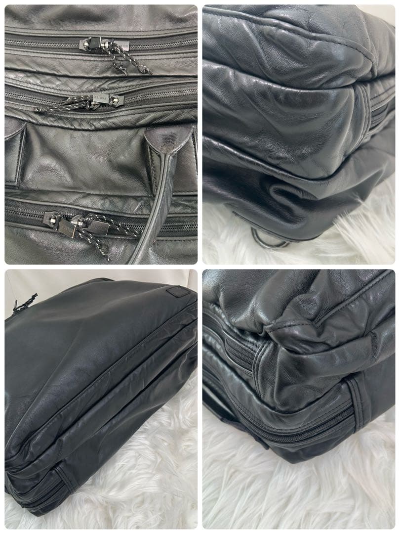 PORTER TIME BLACK 3WAY BRIEFCASEショルダー2層