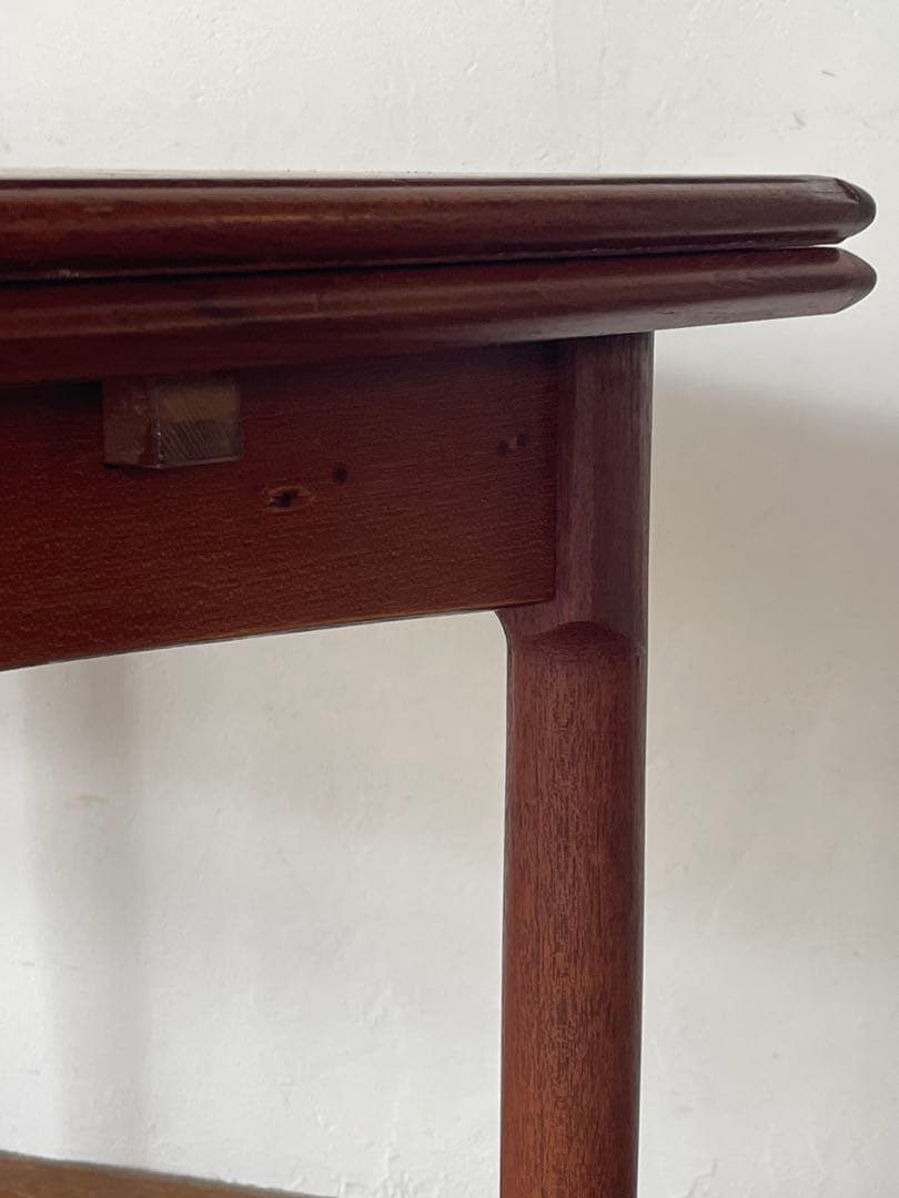 北欧 ヴィンテージ チーク エクステンション ダイニング テーブル