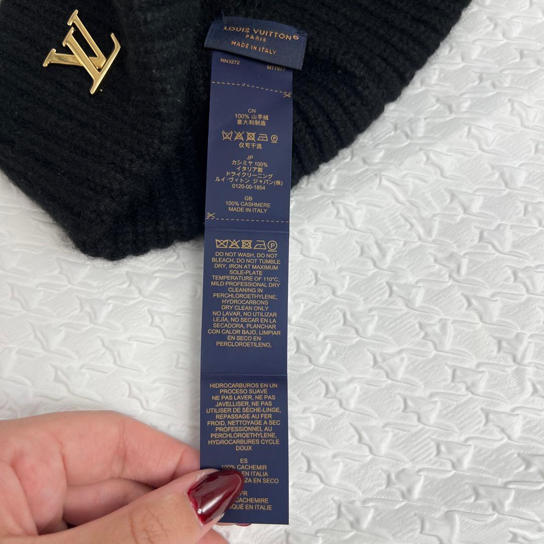 ✨極美品✨LV ルイヴィトン ビーニー LVスパーク カシミア100％ ニット