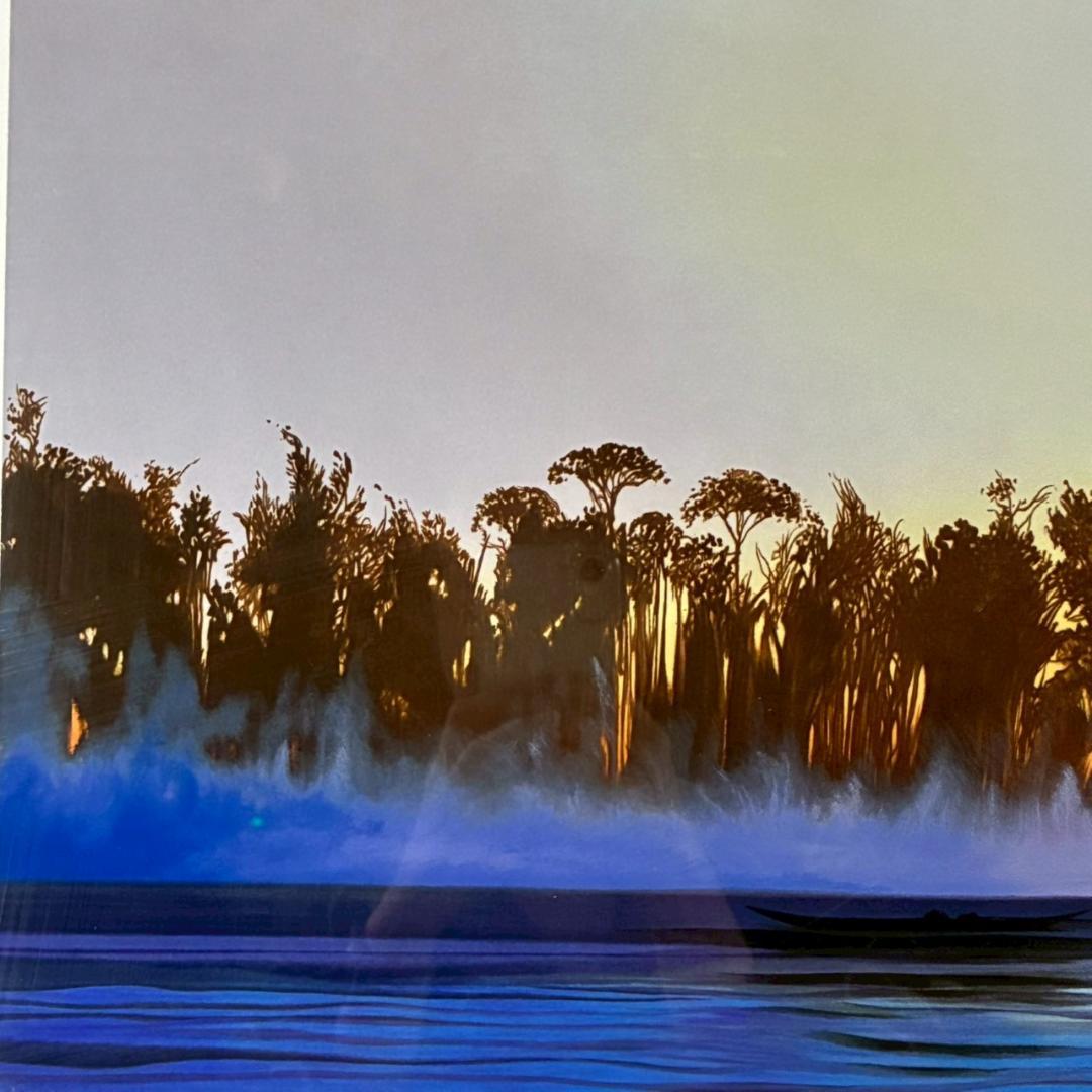 美品 ミッシェル・バテュ「時の流れ」シルクスクリーン 大作 直筆