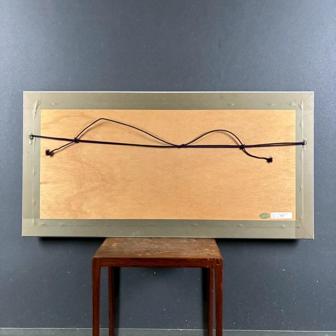 美品 ミッシェル・バテュ「時の流れ」シルクスクリーン 大作 直筆