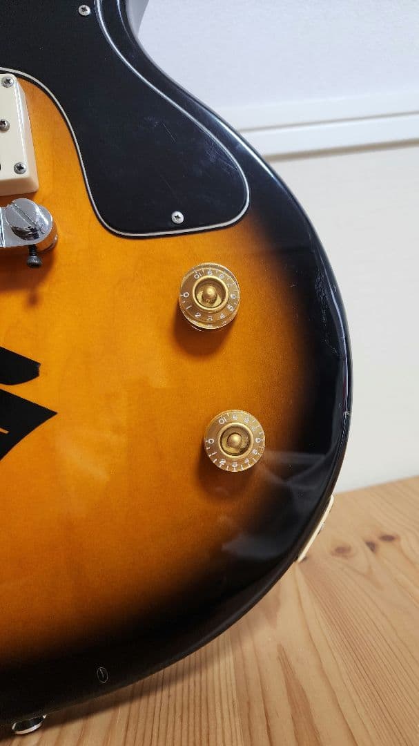 【良品】エピフォン　レスポールジュニア Jr　ソフトケース　新品弦　ピック付き