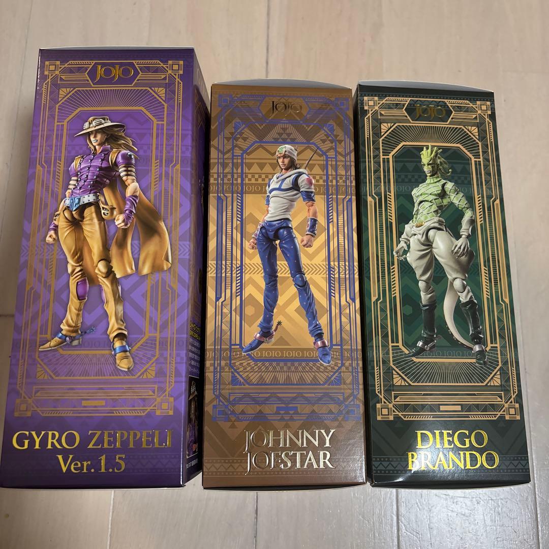 ジョジョ　超像可動　ジャイロ　ジョニィ　ディエゴ