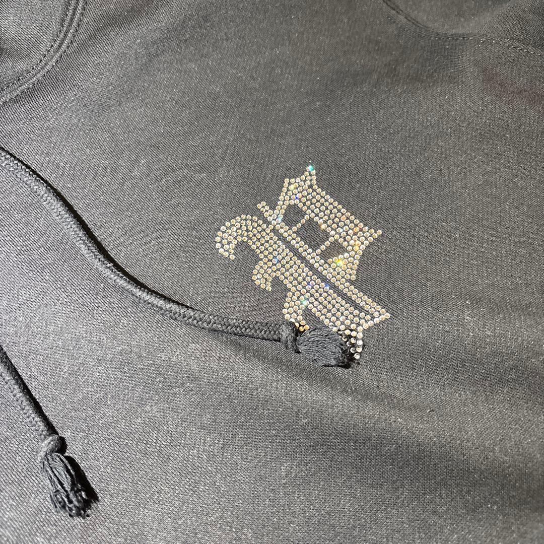 本日限定価格✨ PHATRNK P LOGO パーカー M ストーン 黒 美品