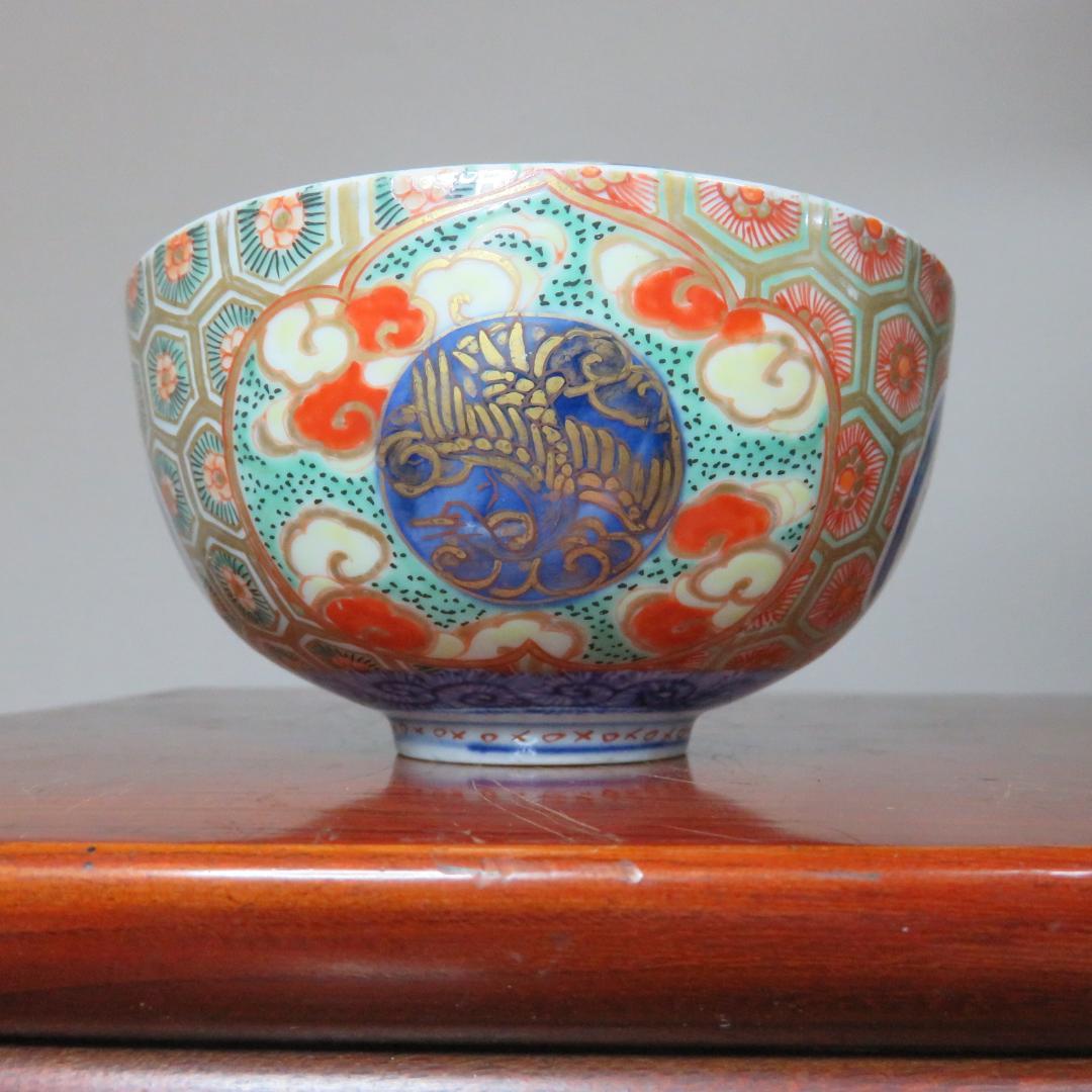 蓋物 ペア 色絵付 錦蒸し茶碗 金彩 古伊万里 蔵出し 初荷 - メルカリ