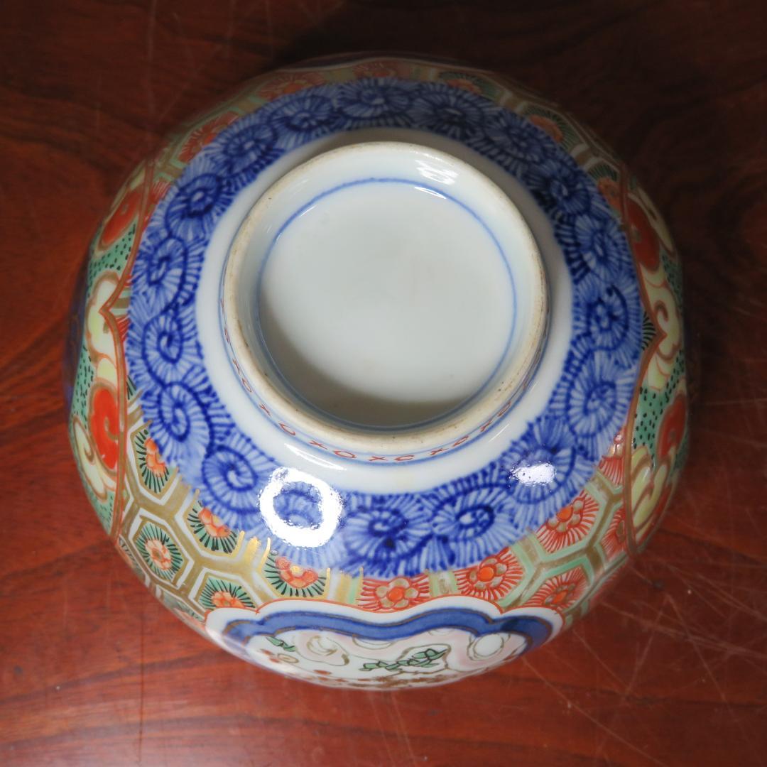 蓋物 ペア 色絵付 錦蒸し茶碗 金彩 古伊万里 蔵出し 初荷 - メルカリ