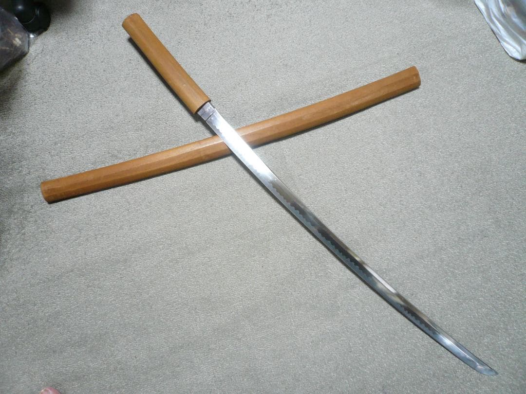 模造刀 白鞘 大刀 日本刀 袋付き
