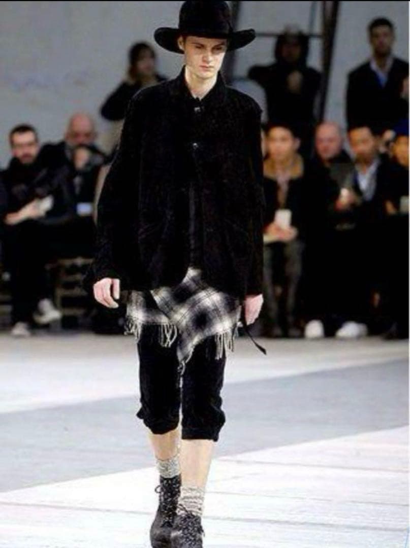 【希少】NUMBER (N)INE07AWオンブレチェック巻きスカート