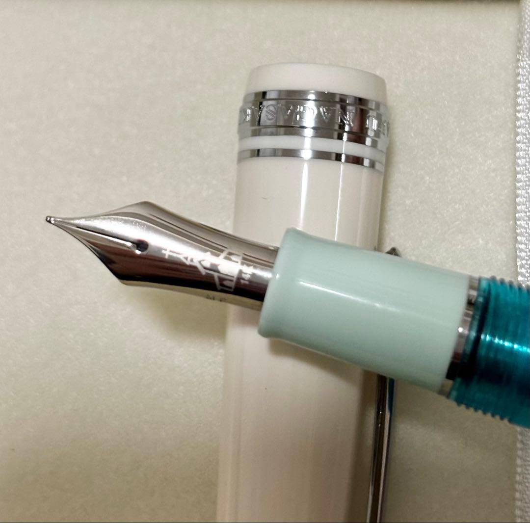 長崎美景 万年筆 教会スカイミント 字幅MF セーラー万年筆 文房具