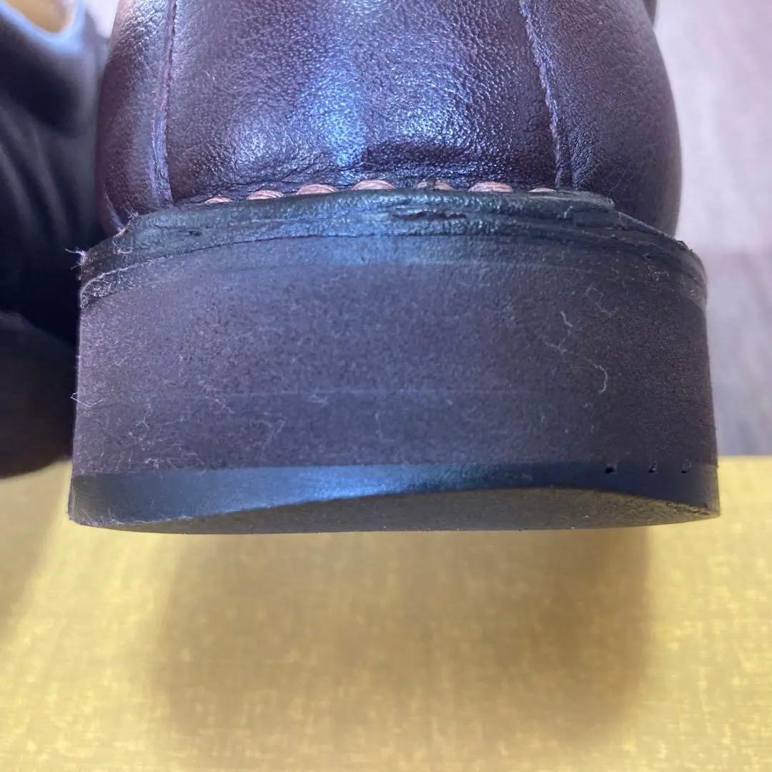 ヒロポン　リーガルウォーカー プレーントゥ ダークブラウン