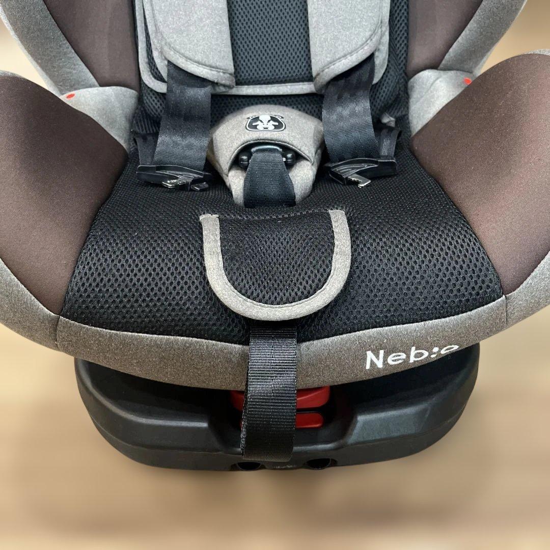 【取説付】【美品】Nebio ISOFIXチャイルドシート ターンピット新生児可