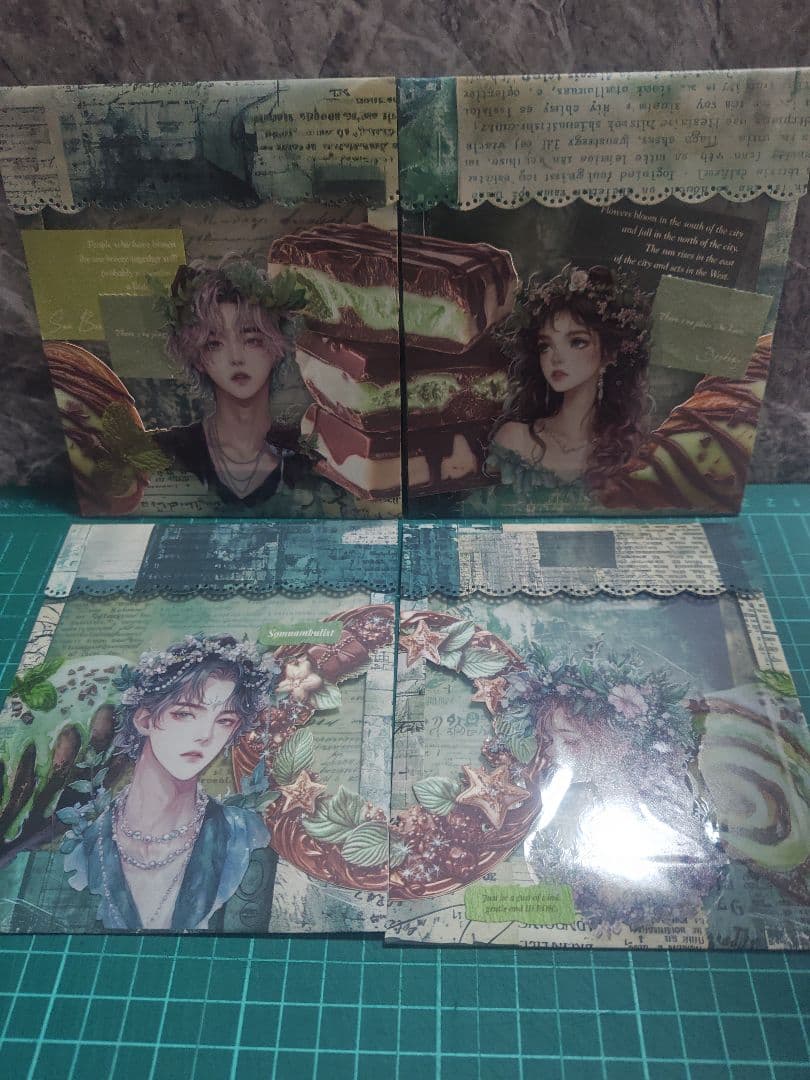 窓付き平袋4枚セット