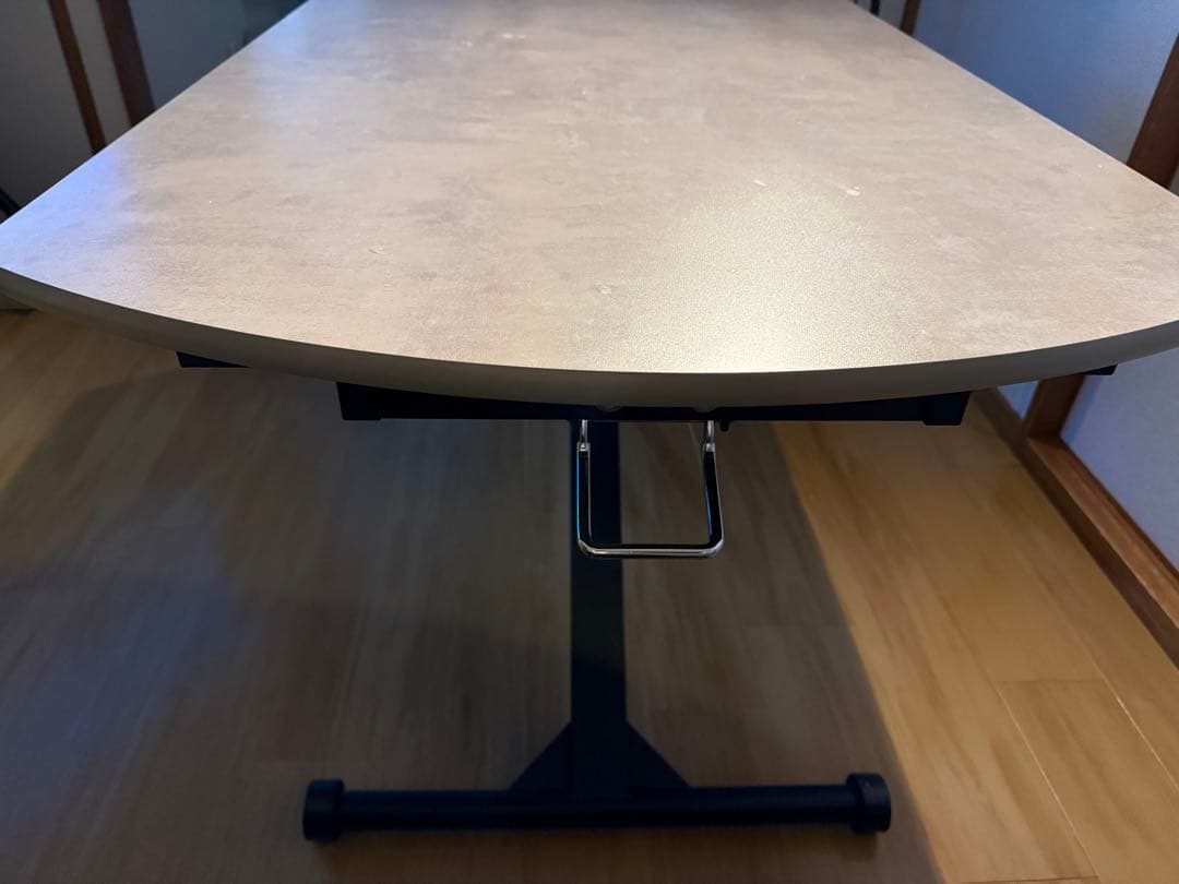 ガス昇降式リフティングテーブル　 幅120cm 高さ38cm〜78cm