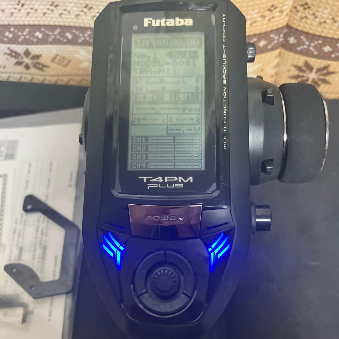 Futaba T4PM PLUS 受信機1台 カーボンハンドルおまけ