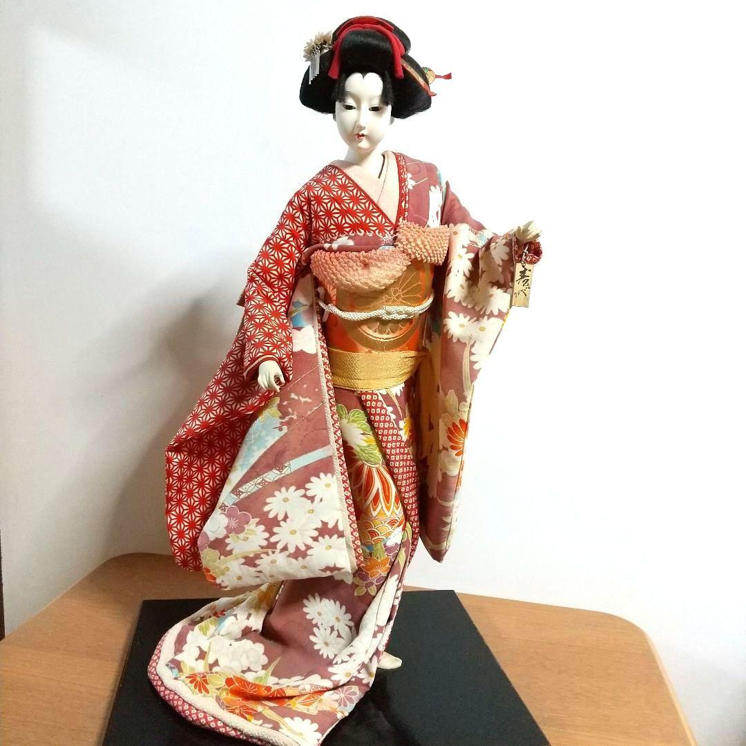 日本人形 尾山人形 寿喜代作 着物 ドール レトロ 昭和 - メルカリ