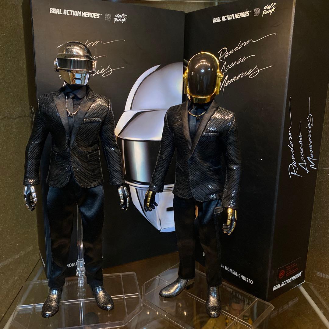 Daft Punk リアルアクションヒーローズ フィギュア Daft Punk White Suits Version Figure RAH Real Action Heroes 2 Set