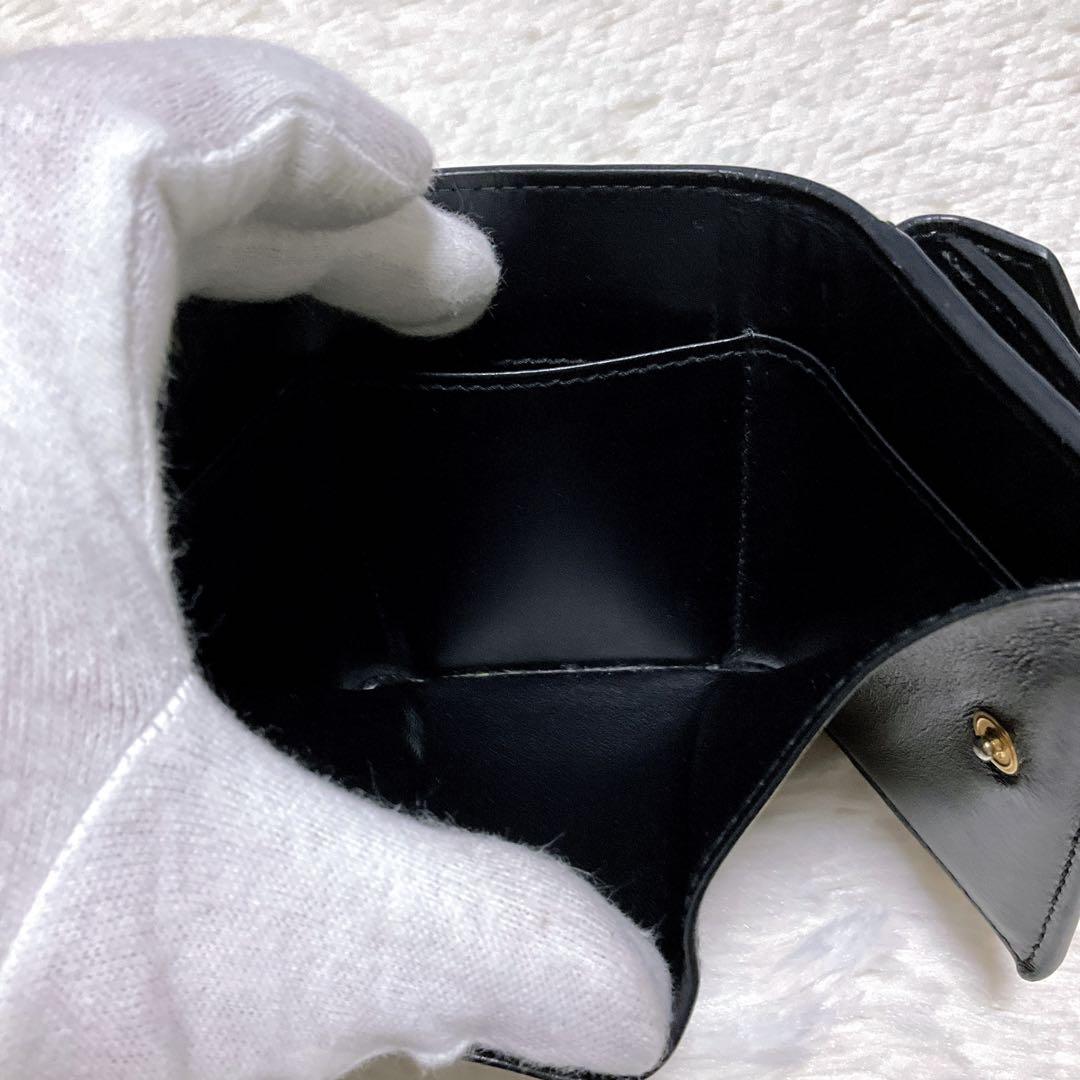 ♡Aa♡PRADA プラダ 三つ折り財布 ヴィッテロムーブ ロゴ レザー