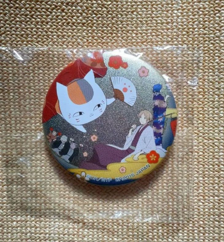 夏目友人帳 一番おみくじ 缶バッジ 缶 的場静司 一番おみくじ